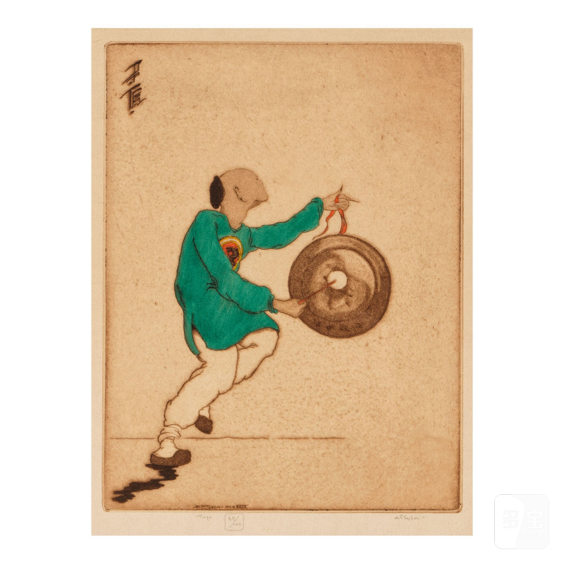艾倫與西蒙·哈特曼伉儷珍藏 | NINE CHINESE AND ASIAN SUBJECT HAND-COLORED PRINTS - 图10